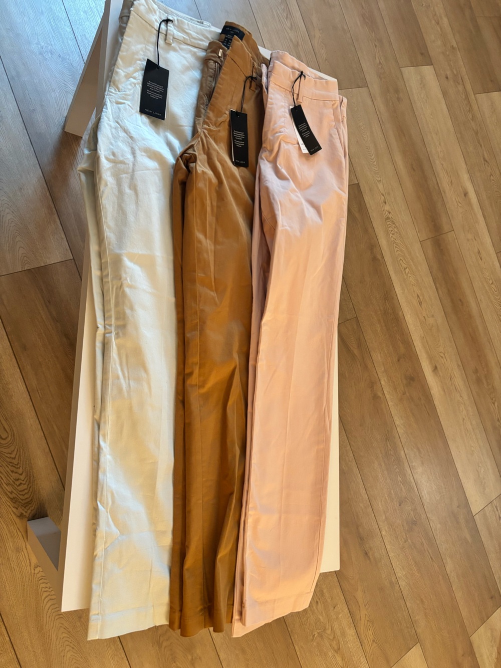 New Look men’s pants, neutral colors